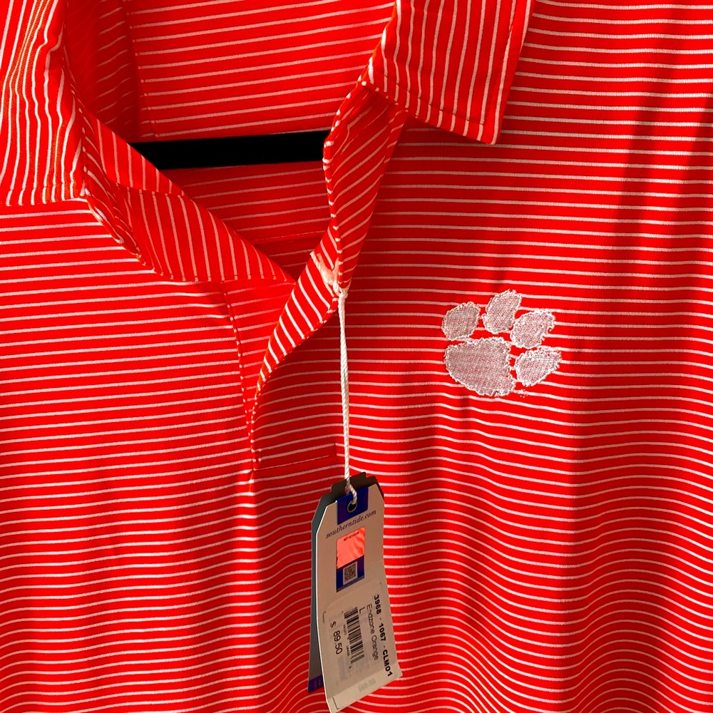 Southern Tide Clemson Golf Polo - New w/ tags!